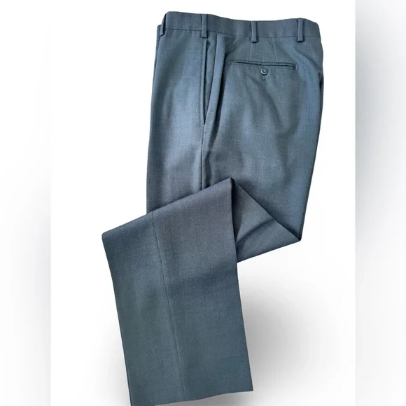 Zanella Midnight Blue Trousers Men’s SZ 34/30 - Picture 1 of 16